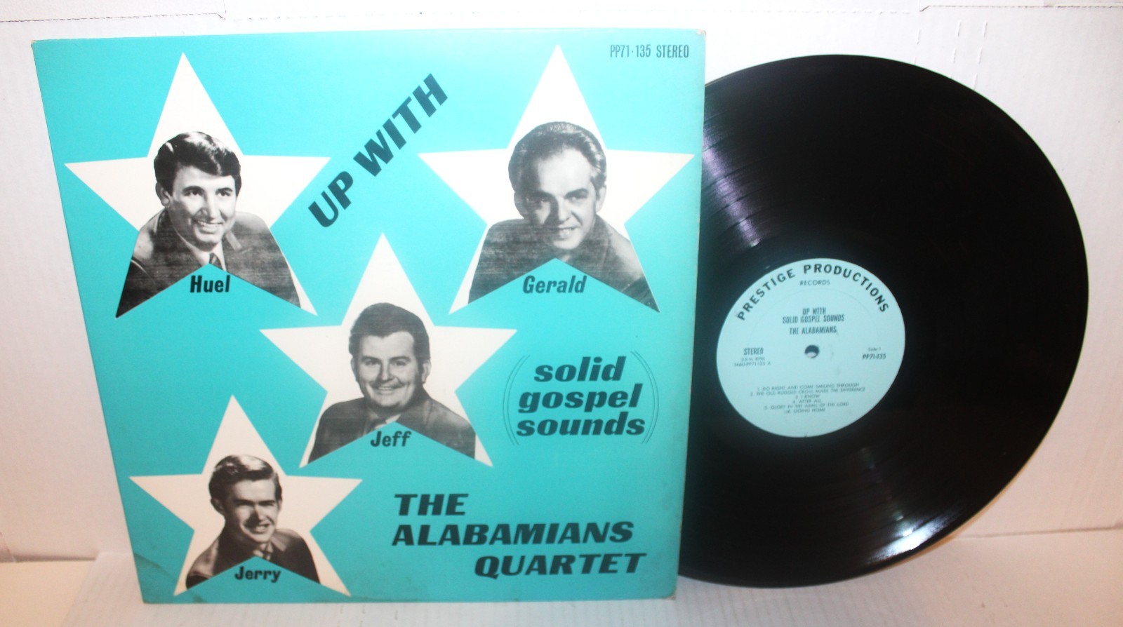 UP WITH THE ALABAMIANS QUARTET - USED GOSPEL VINYL LP