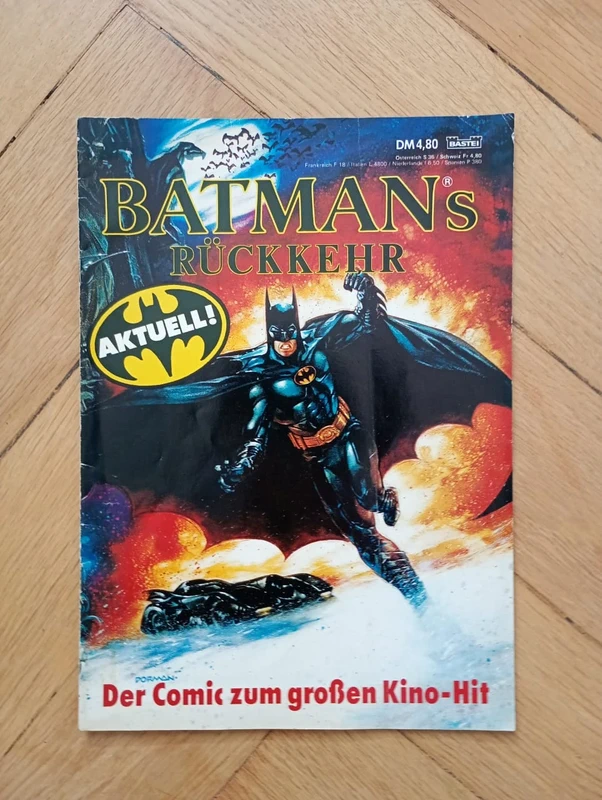 Batmans Rückkehr Comic Heft Deutsch Der Comic zum großen Kino-Hit