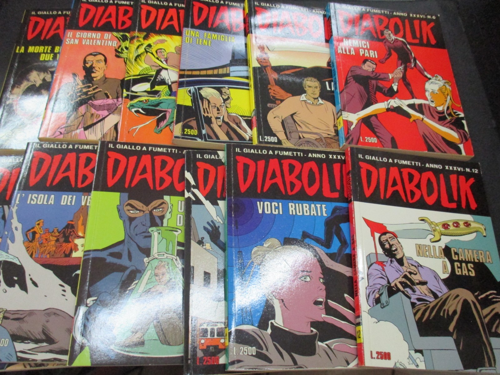 DIABOLIK ANNO XXXVI 1997 1/12 - ANNATA COMPLETA