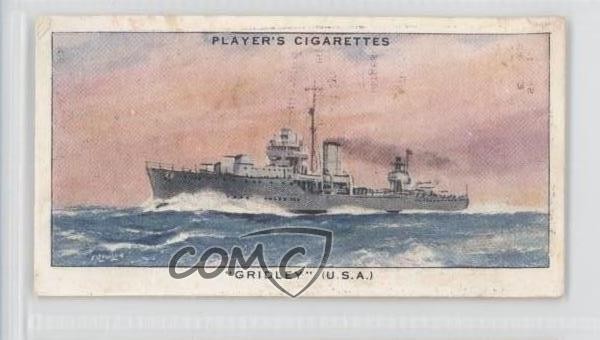 1939 Player's Modern Naval Craft Tobacco Gridley (USA) #44 1i3