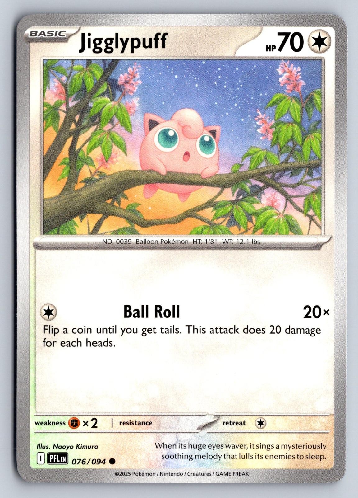 Jigglypuff 076/094 Fiamme Fantastiche Pokemon Kimura