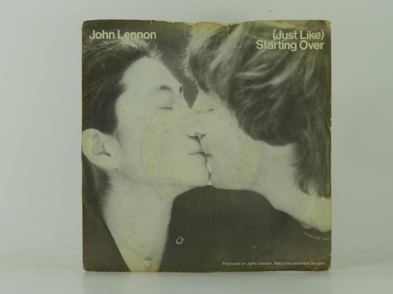 JOHN LENNON (JUST LIKE) STARTING OVER (2) (39) 2 Track 7" Single plus Picture Sl