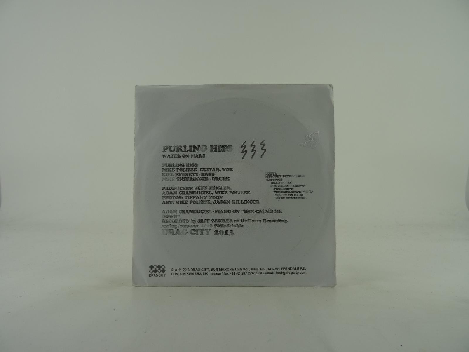 PURLING HISS WATER ON MARS (333) Promo CD Album  DRAG CITY