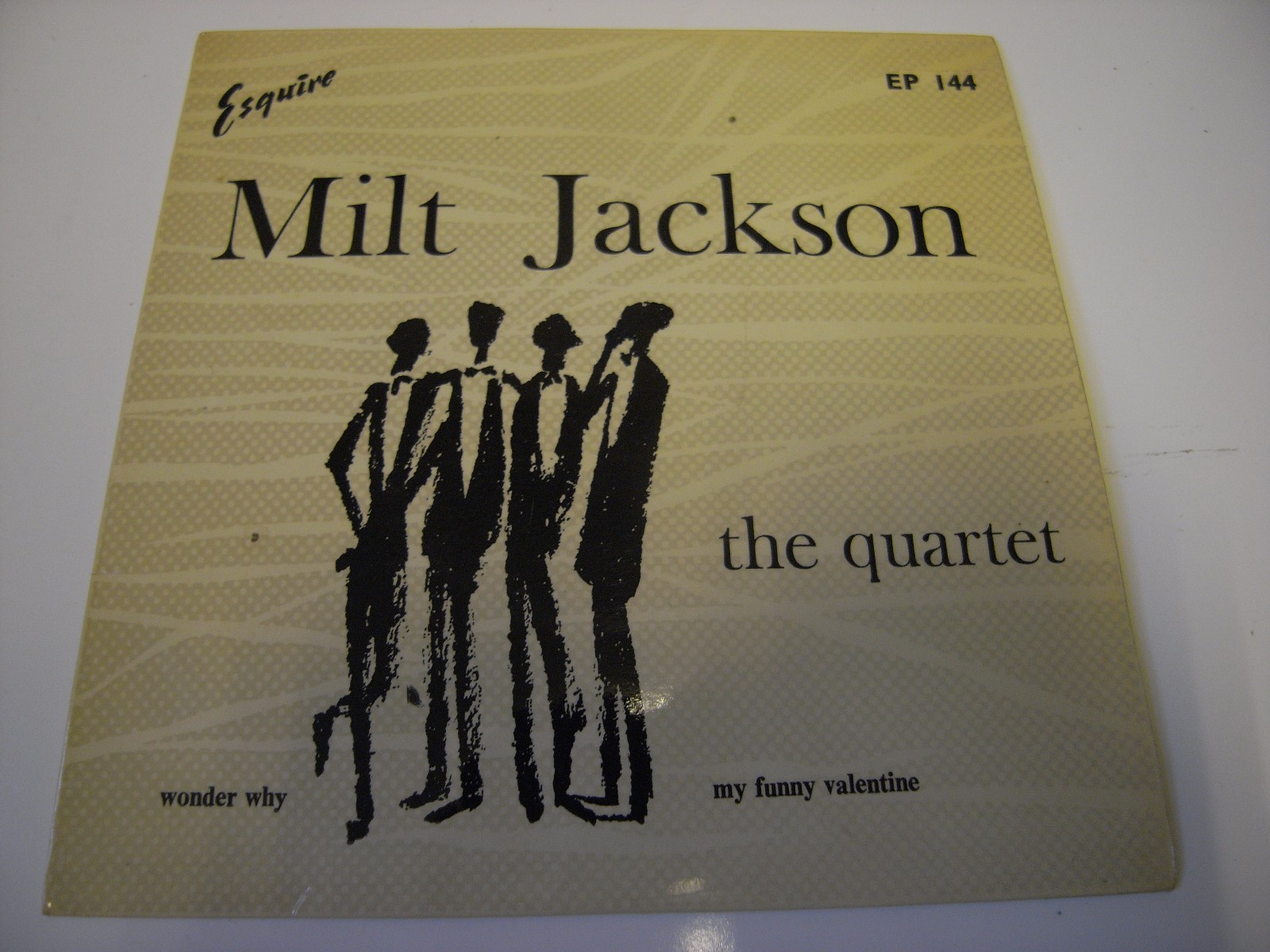 MILT JACKSON QUARTET,WONDER WHY,MY FUNNY VALENTINE,ESQUIRE EP 144  7" 45 rpm 