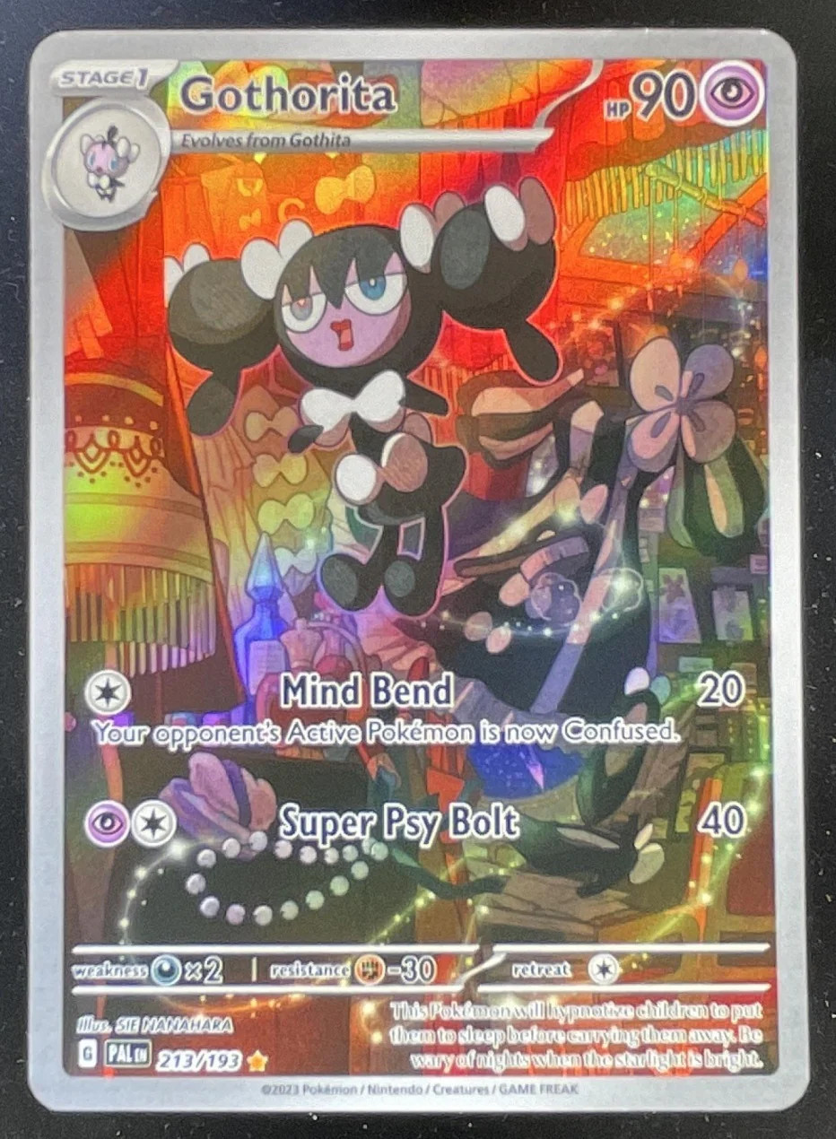 Pokemon Scarlatto Viola Paldea Evoluta 2023 #213/193 Illustrazione Gothorita Raro