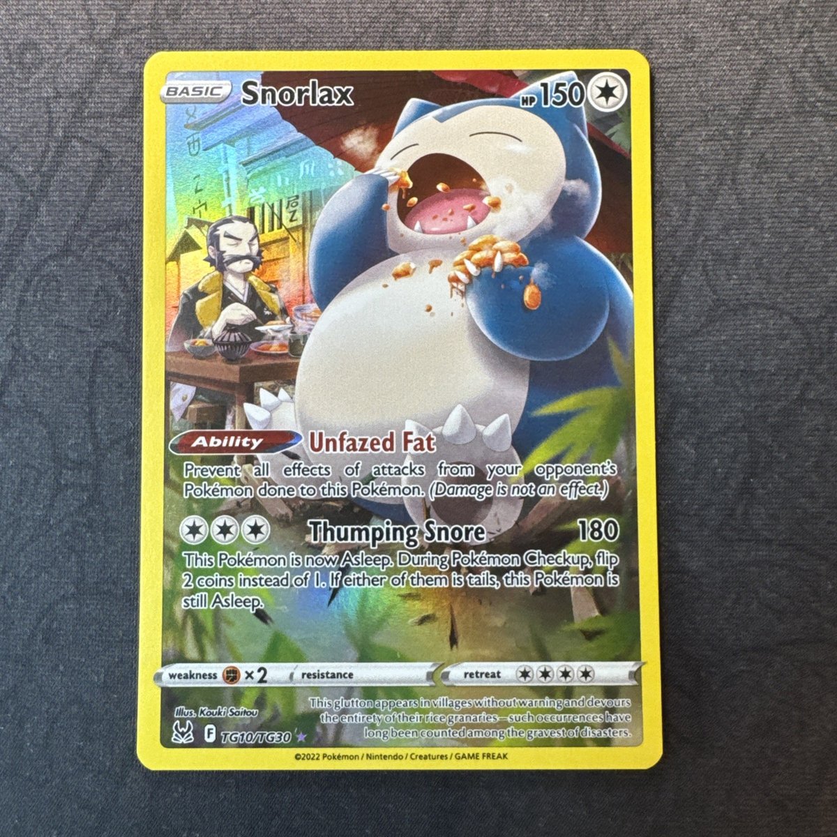 Snorlax TG10/TG30 Swsh11: Lost Origin Galleria Allenatore Holo Pokemon