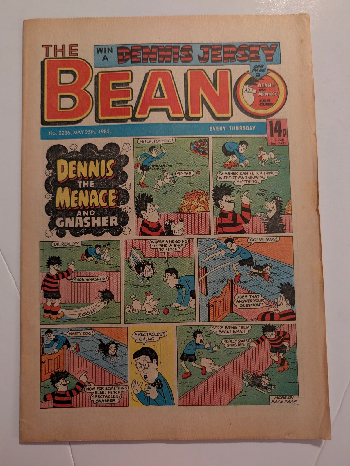 Beano Comic No 2236, May 25th 1985.