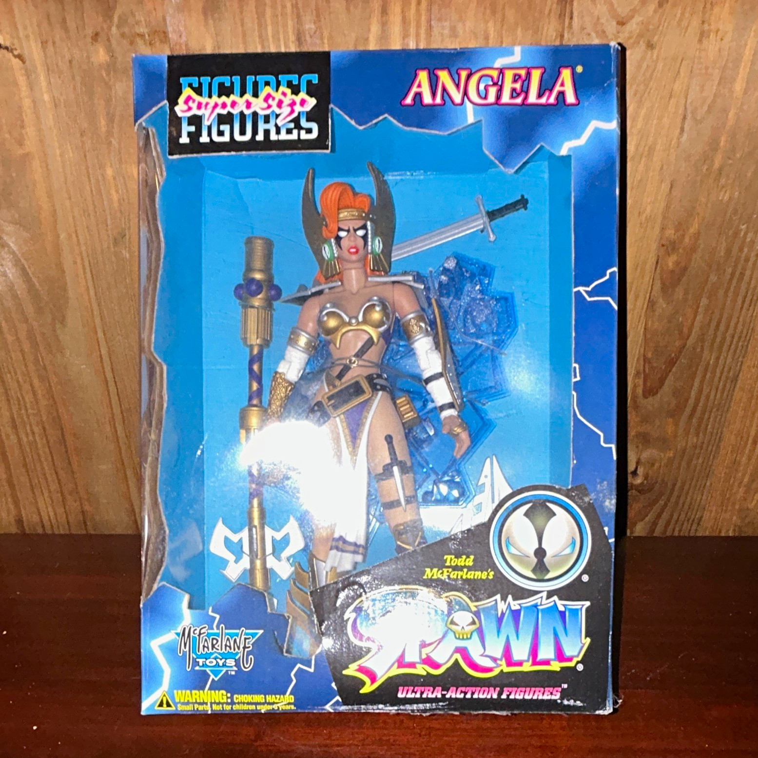 McFarlane Toys Spawn Angela Figures Modellino Super Size Vintage anni 90