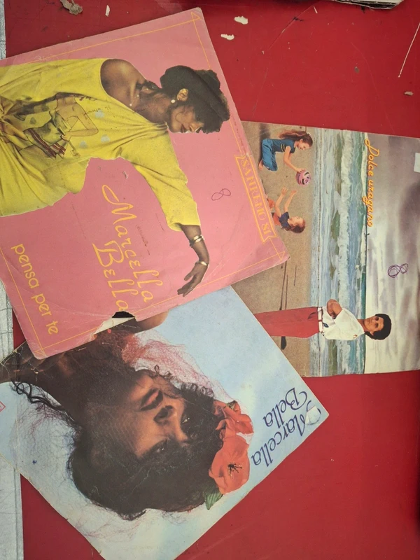 3 vinili 45 giri Marcella Bella e Gianni Bella
