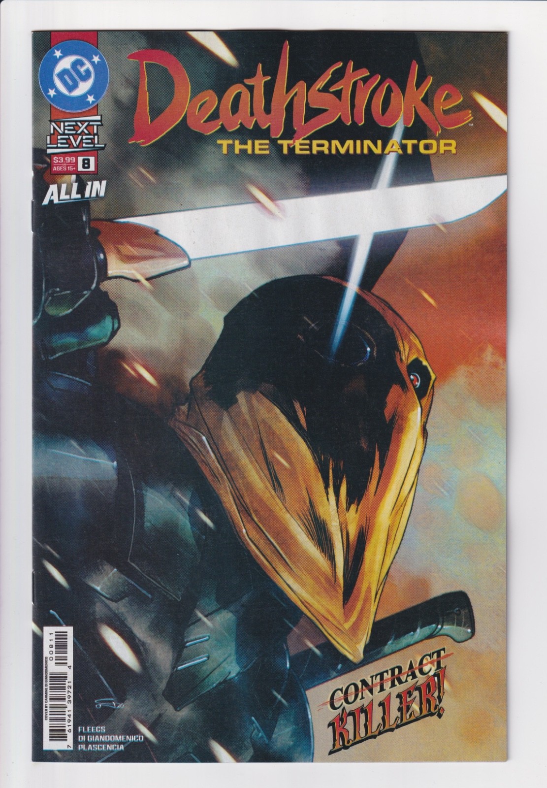 DEATHSTROKE: THE TERMINATOR #8 NM 21/10/26 Tony Fleecs DC A-Z singolo
