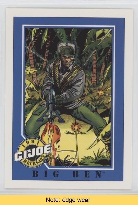 1991 Impel GI Joe Big Ben #128 LEGGI 1m8