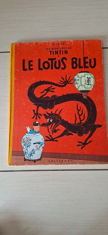 BD Tintin le lotus bleu 1956