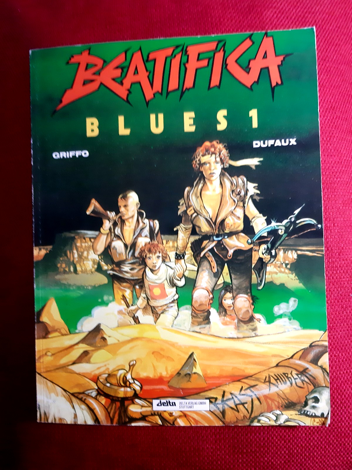 Fumetto "Beatifica -Blues 1-", Griffo e Dufaux, 1989, Delta Editore