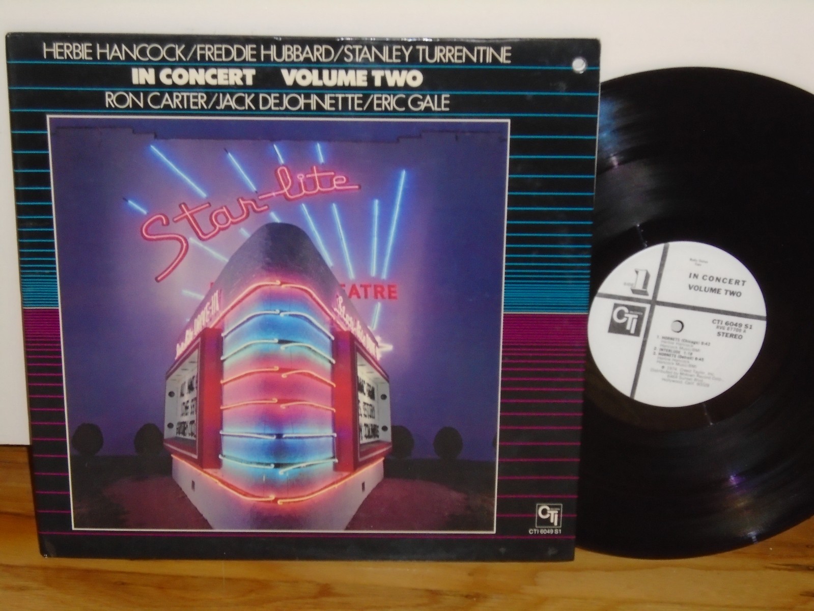 Herbie Hancock/Freddie Hubbard-In Concert Vol. Two LP-CTI RECORDS- NM wlp gatefo