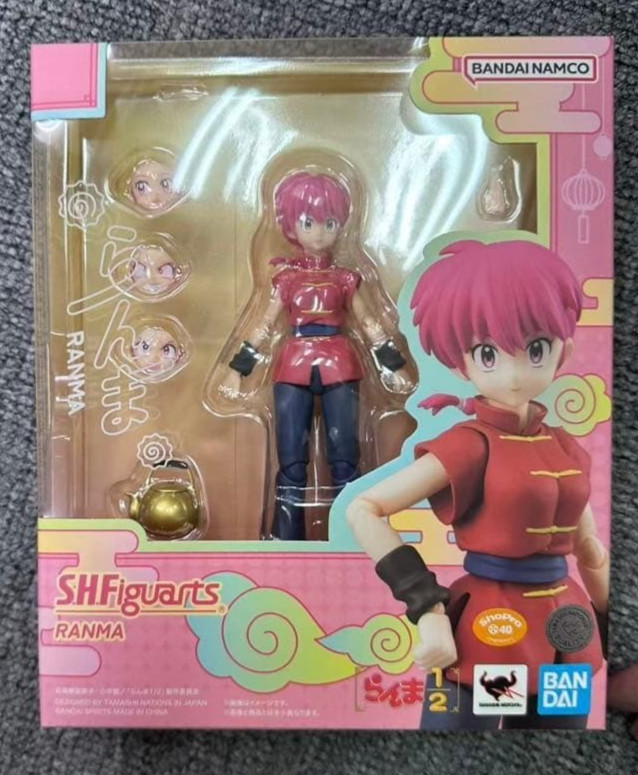 Personaggio S.H.Figuarts Ranma Saotome Ranma femminile 1/2 BANDAI SPIRITS Giappone NUOVO
