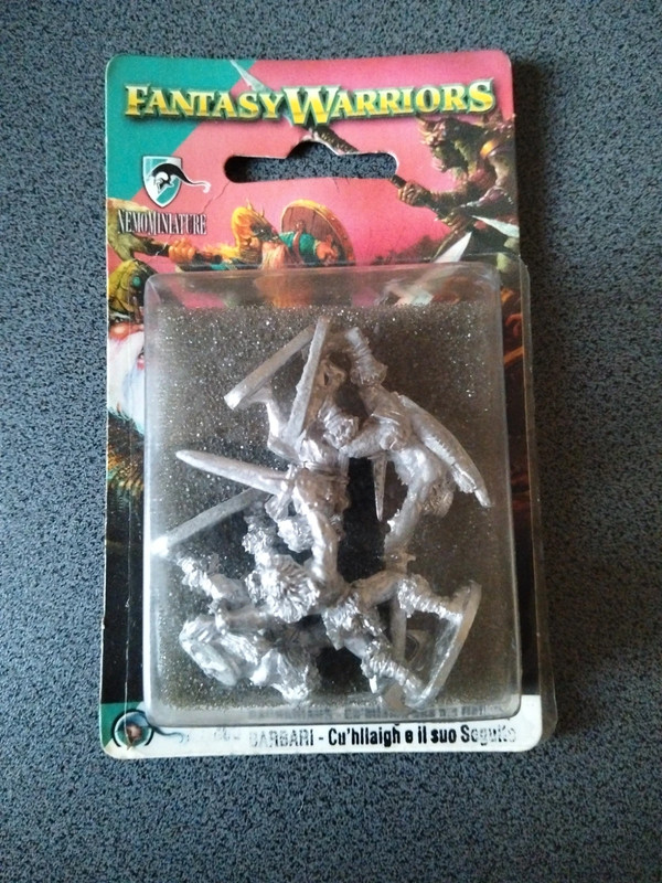 Barbarian 28mm fantasy miniatures grenadier