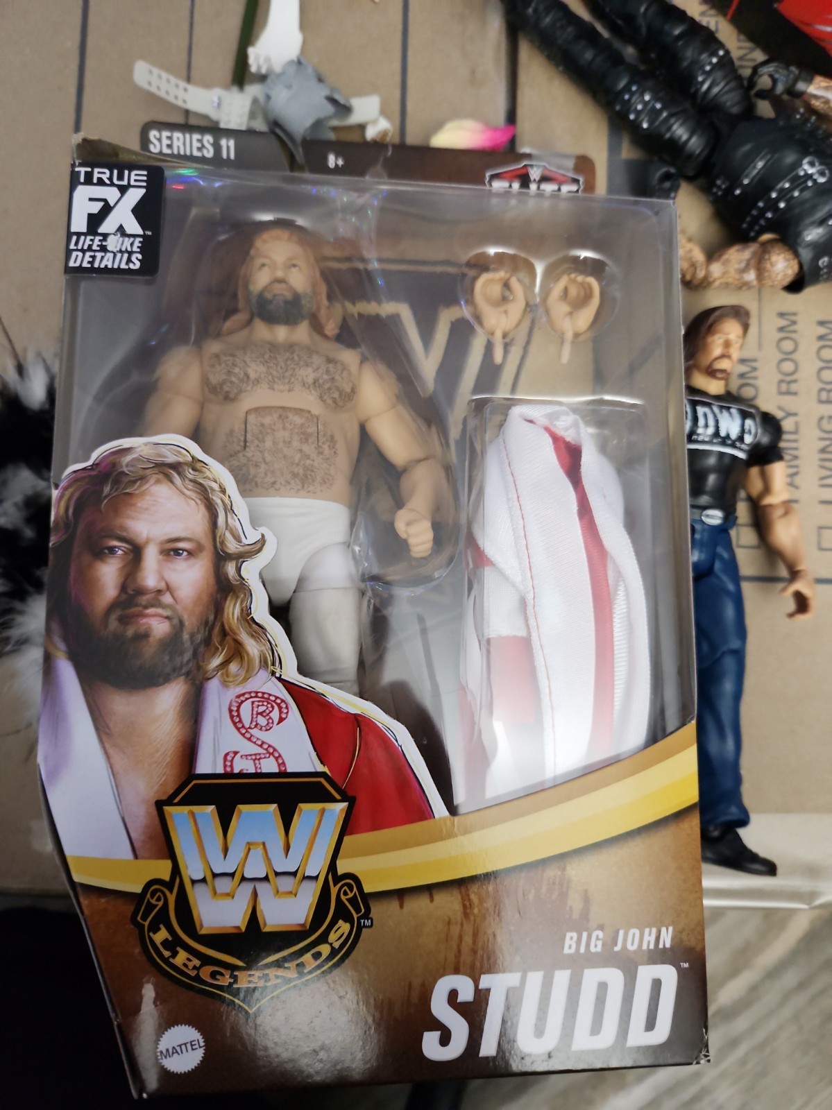 Mattel WWE Elite Legends Big John Studd Series 11 pronto per la spedizione e RARO