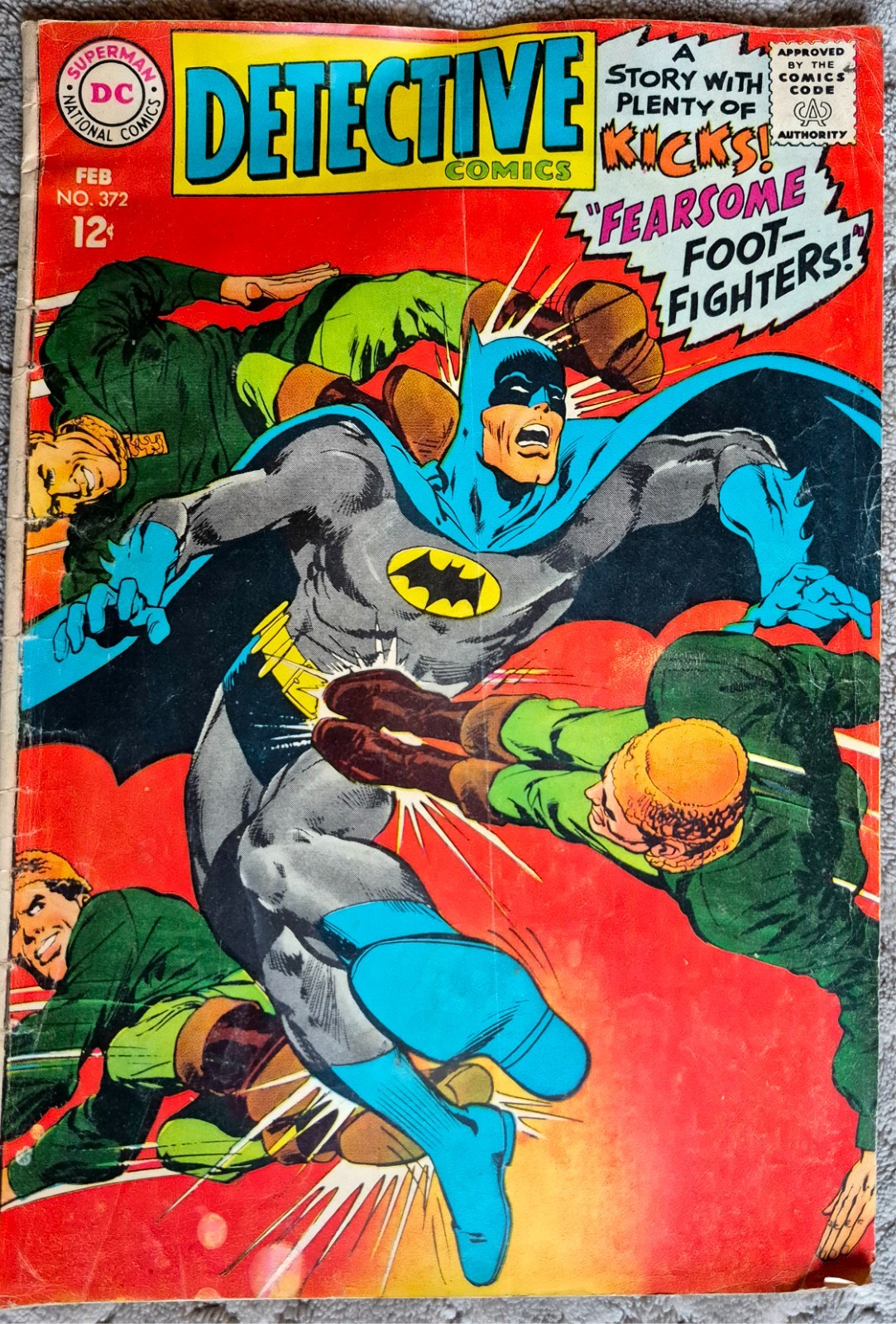 Detective Comics #372 (DC Comics February 1968), Acceptable Condition
