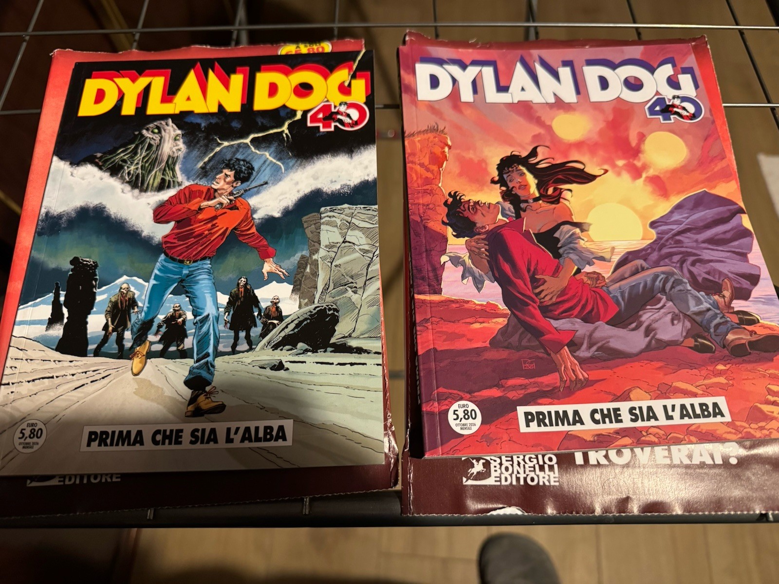 DYLAN DOG N. 481 Prima che sia l'alba Variant Villa + Cestaro 
