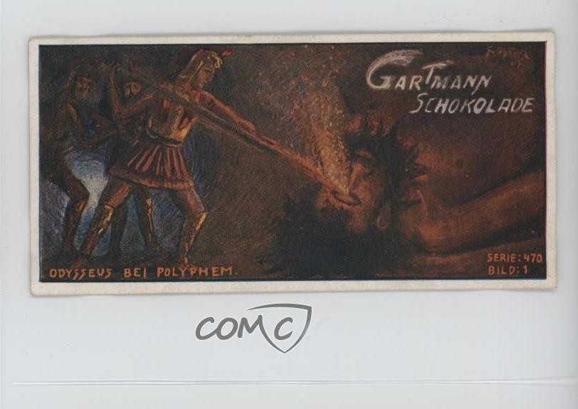 1916 Gartmann Album 16 Ulisse presso Polifemo #470-1 15ia