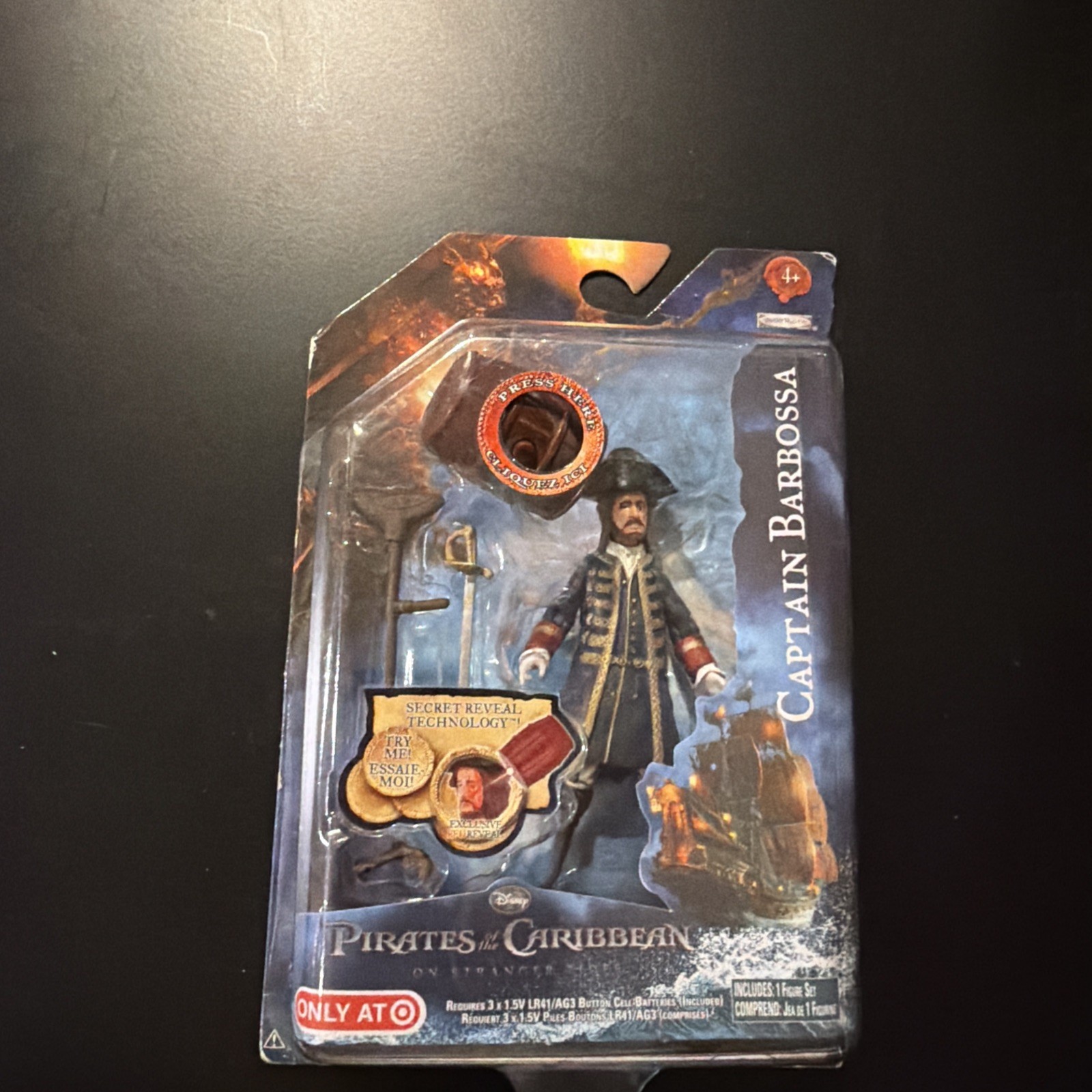 Modellino Pirati dei Caraibi OST Capitano Barbossa MOC Jakks 2011