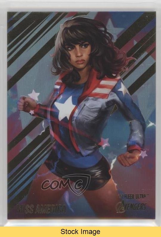 Fleer Ultra Avengers Rainbow 2022 Miss America #44 LEGGI 4f0