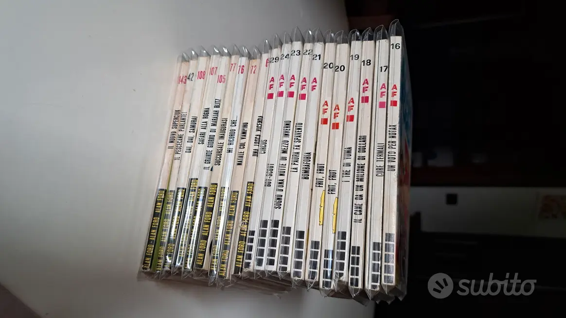 LOTTO DI 20 NUMERI CON ADESIVI DI ALAN FORD