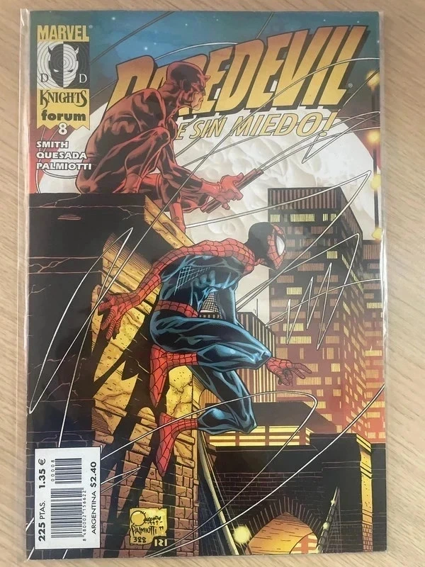 Cómic Daredevil #8 (Marvel Knights / Forum) - Aparición Spiderman