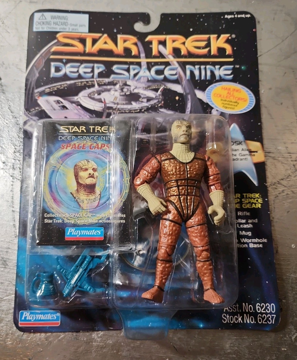 Star Trek Deep Space Nine Tosk Modellino Playmates Toys Vintage 1995 