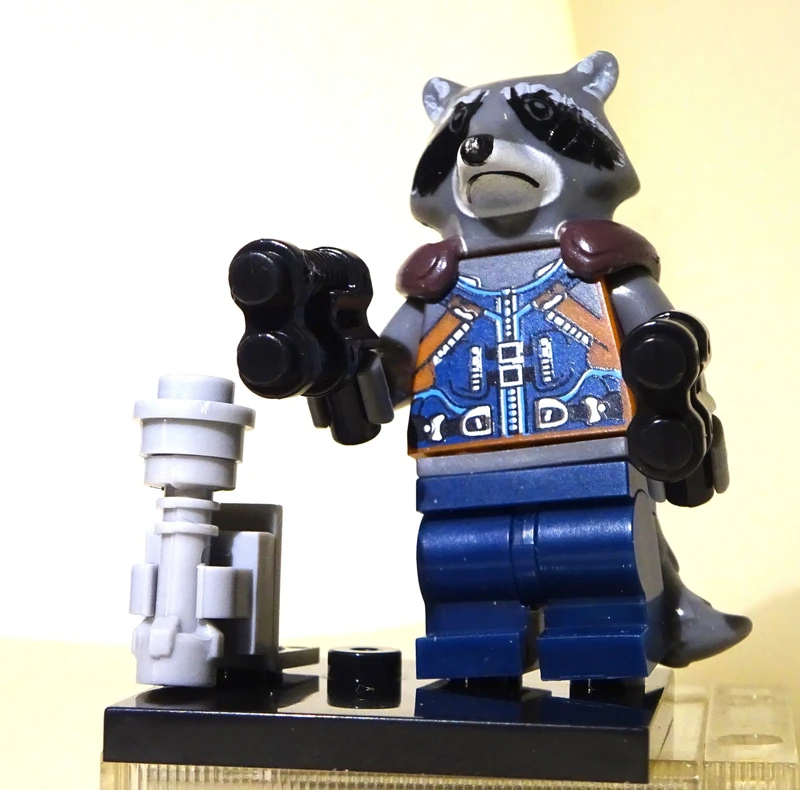 Minifigures Super Eroi  Rocket Racoon2      Compatibile legoB5