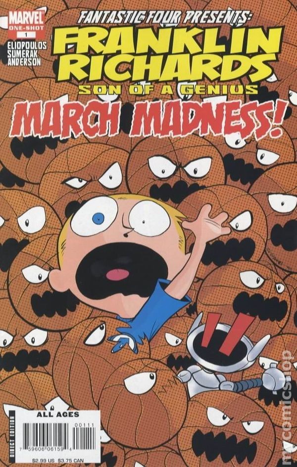 Franklin Richards March Madness #1 FN 2007 Stock Image