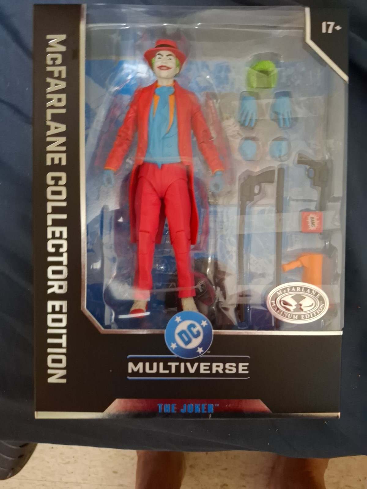 MCFARLANE DC MULTIVERSE JOKER (JACK NICHOLSON) EDIZIONE DA COLLEZIONE, PLATINUM CHASE
