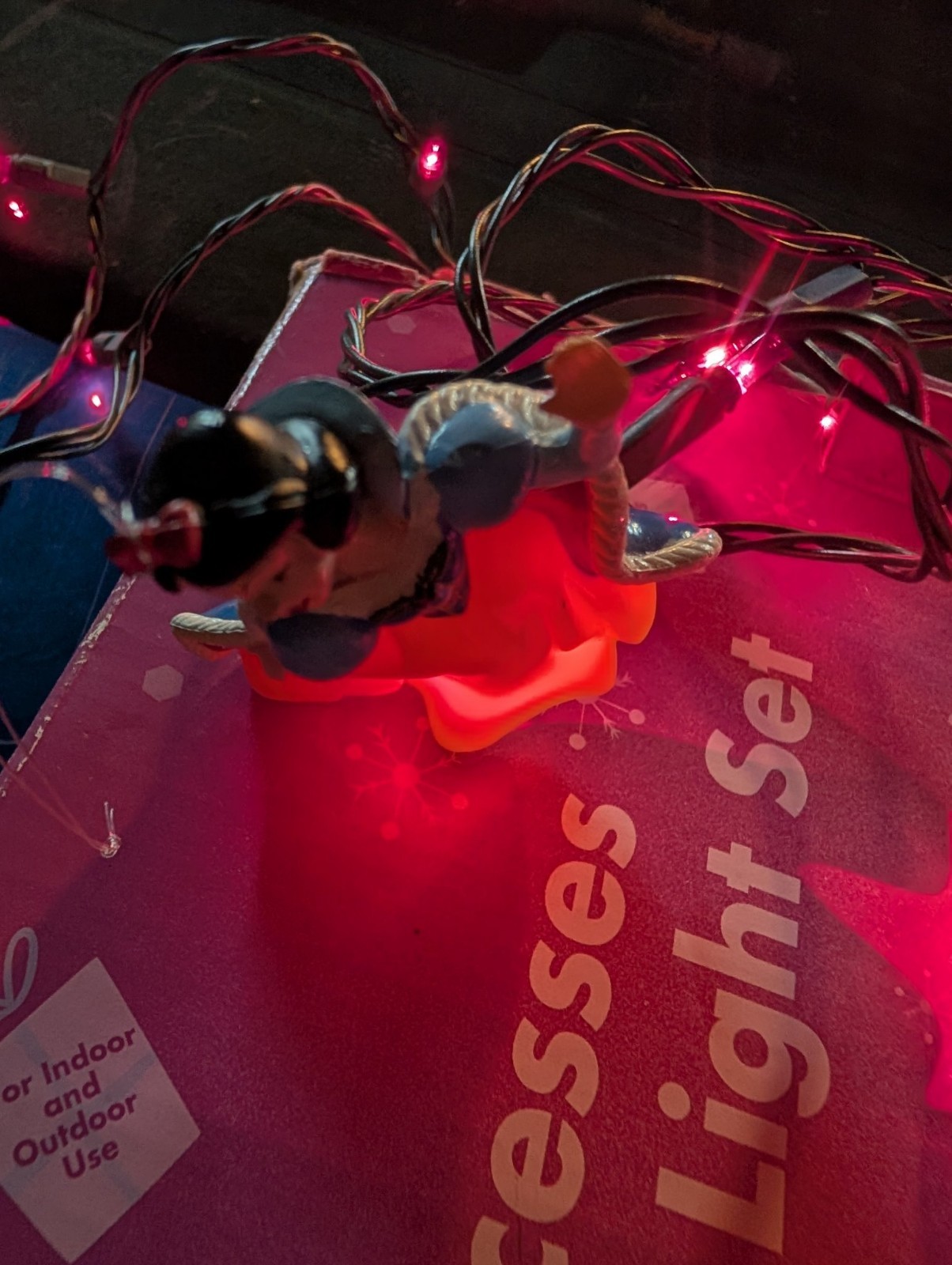 Disney Principesse Principesse Novità Light Set 10 Conteggio Luci Testato Funzionante