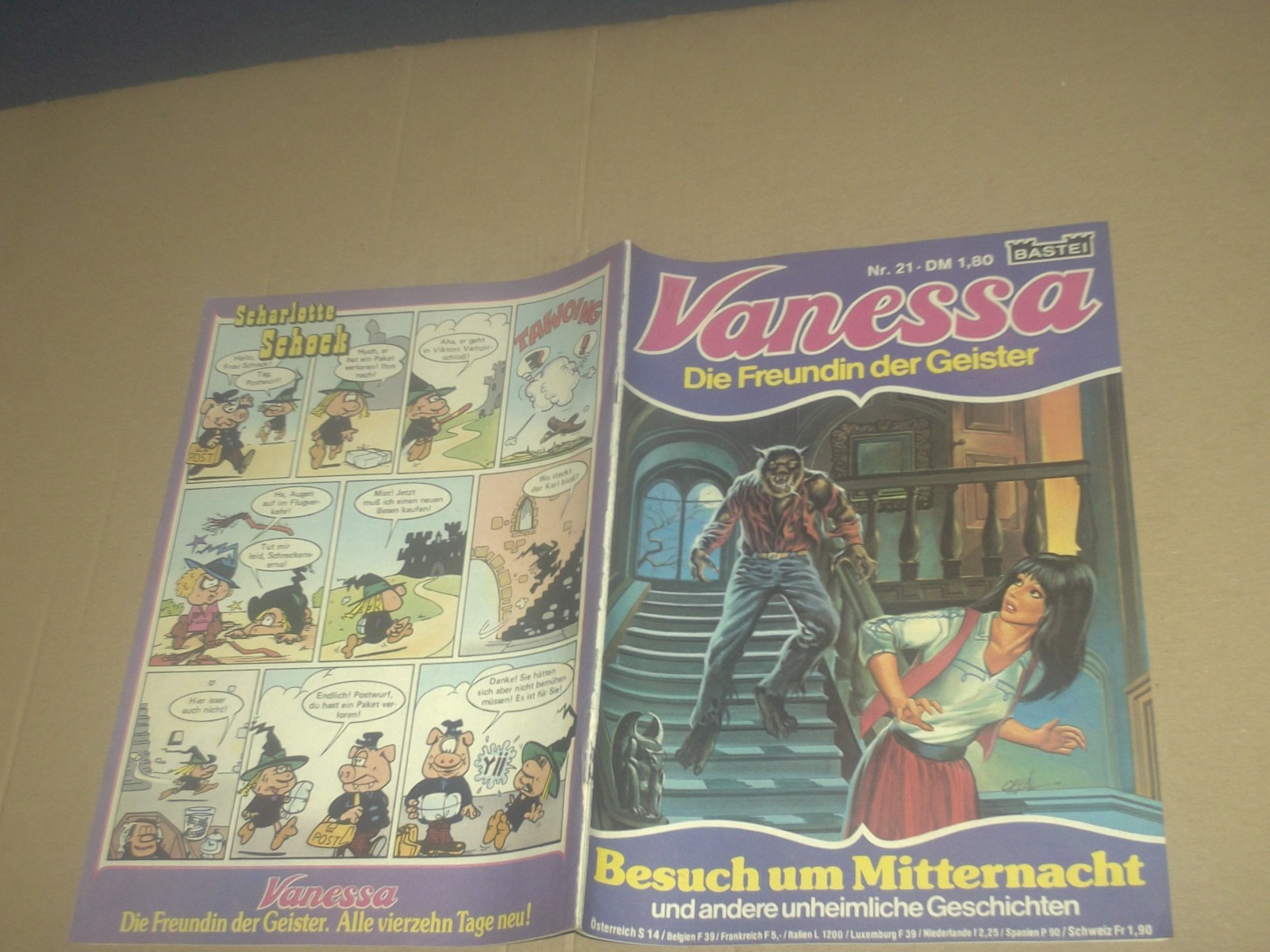 VANESSA FUMETTO LIBRETTO SINGOLO DA COLLEZIONE N.21