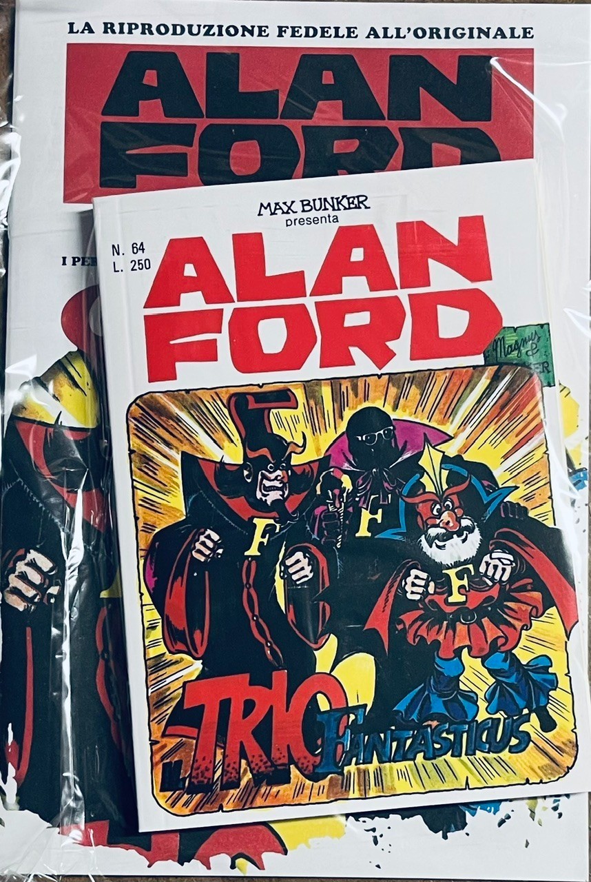 ALAN FORD ANASTATICA N°64 GAZZETTA DELLO SPORT BLISTERATO NUOVO