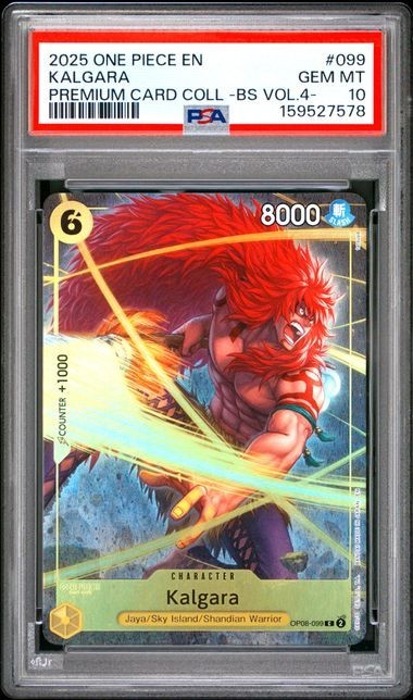KALGARA OP08-099 PREMIUM CARD COLLECTION BEST SELECTION VOL.4 PSA 10 GEM MT