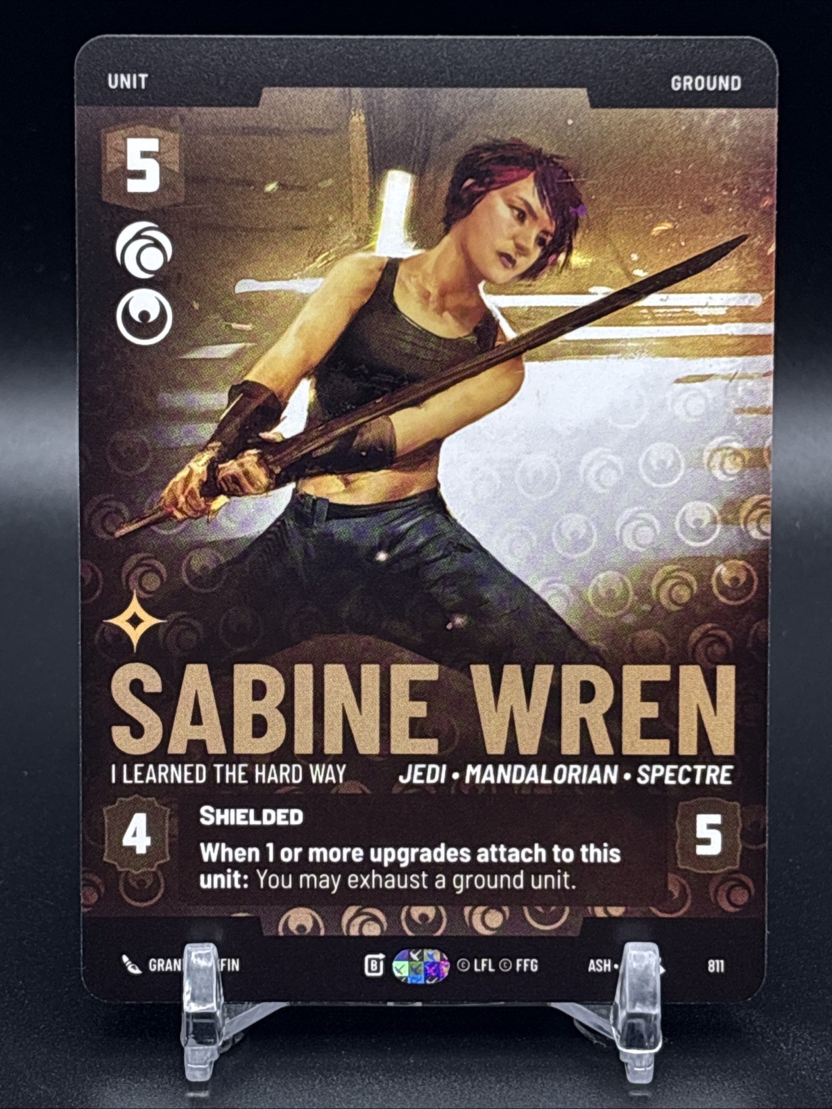 SWU Ashes of the Empire Sabine Wren I Learned the Hard Way Uncomcom #811