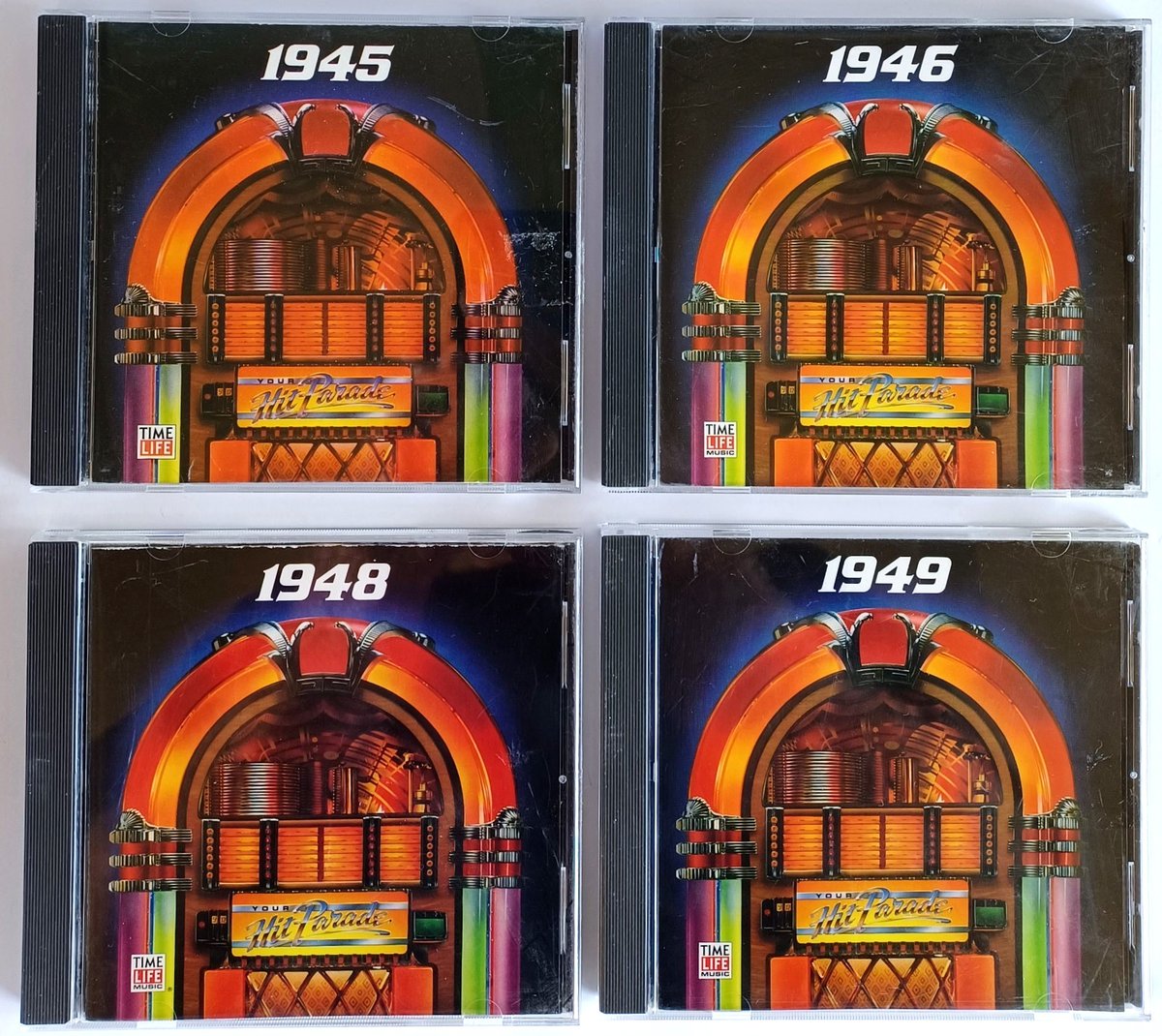 YOUR HIT PARADE -  TIME LIFE - (4) CD Lot -  1945, 1946, 1948, 1949