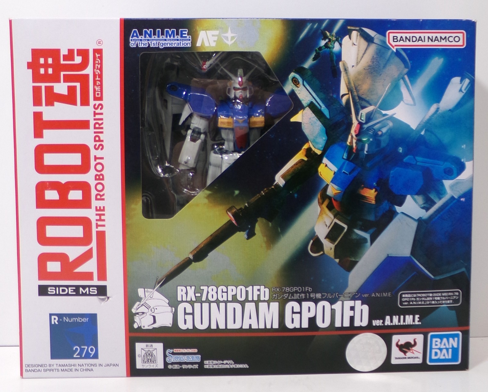 Robot Spirits Side MS 279 Stardust Memory Gundam RX-78GP01Fb Ver ANIME Completo