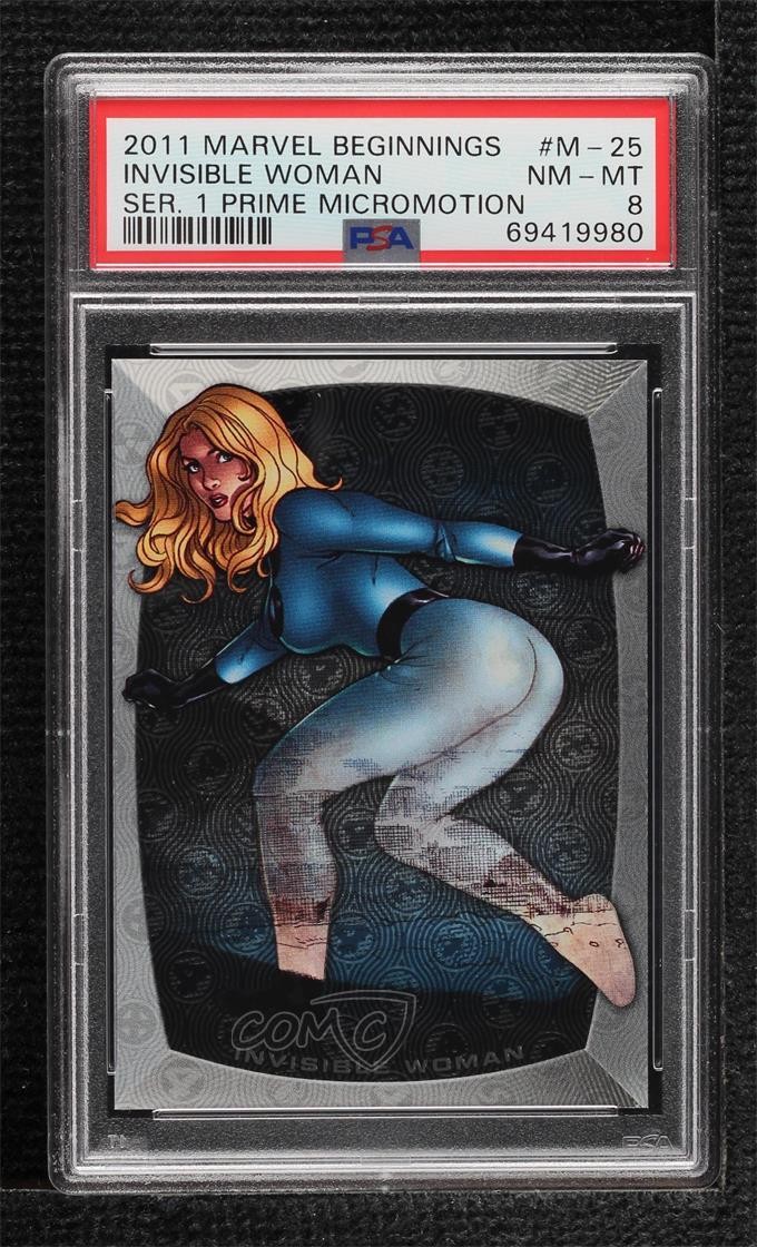 2011 Marvel Beginning Series 1 Prime Micromotion Foil Donna invisibile #M-25 w3d