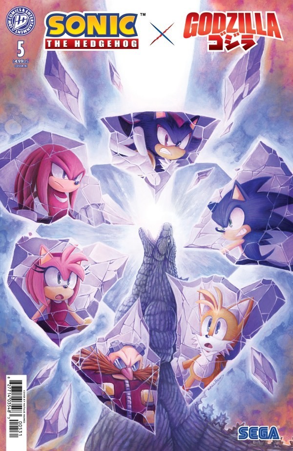 Sonic The Hedgehog X Godzilla # 5 1:15 Variant Cover NM IDW 2026 Ships Dec 16th