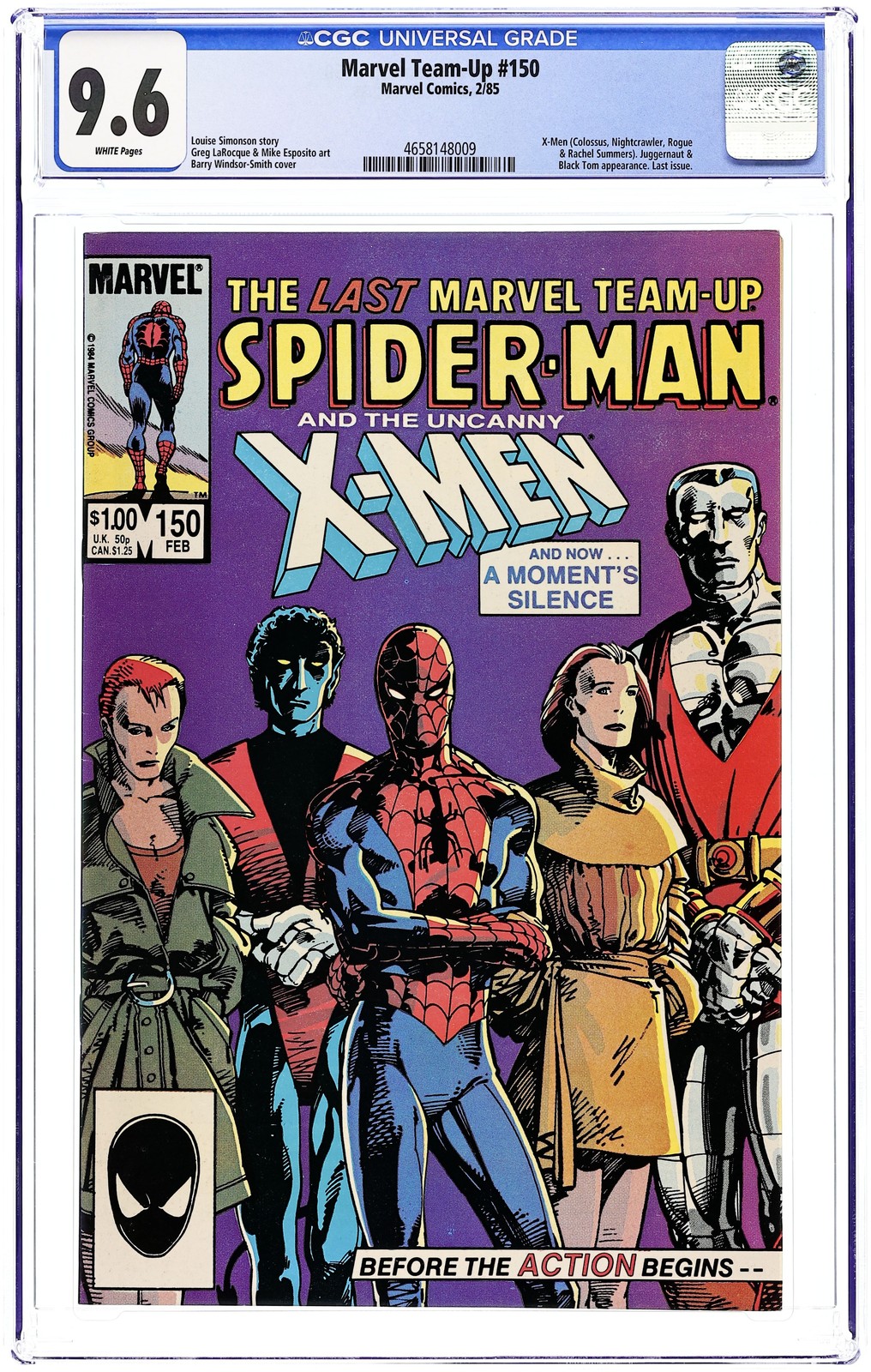 Marvel Team-Up #150 CGC 9.6 1985 4658148009