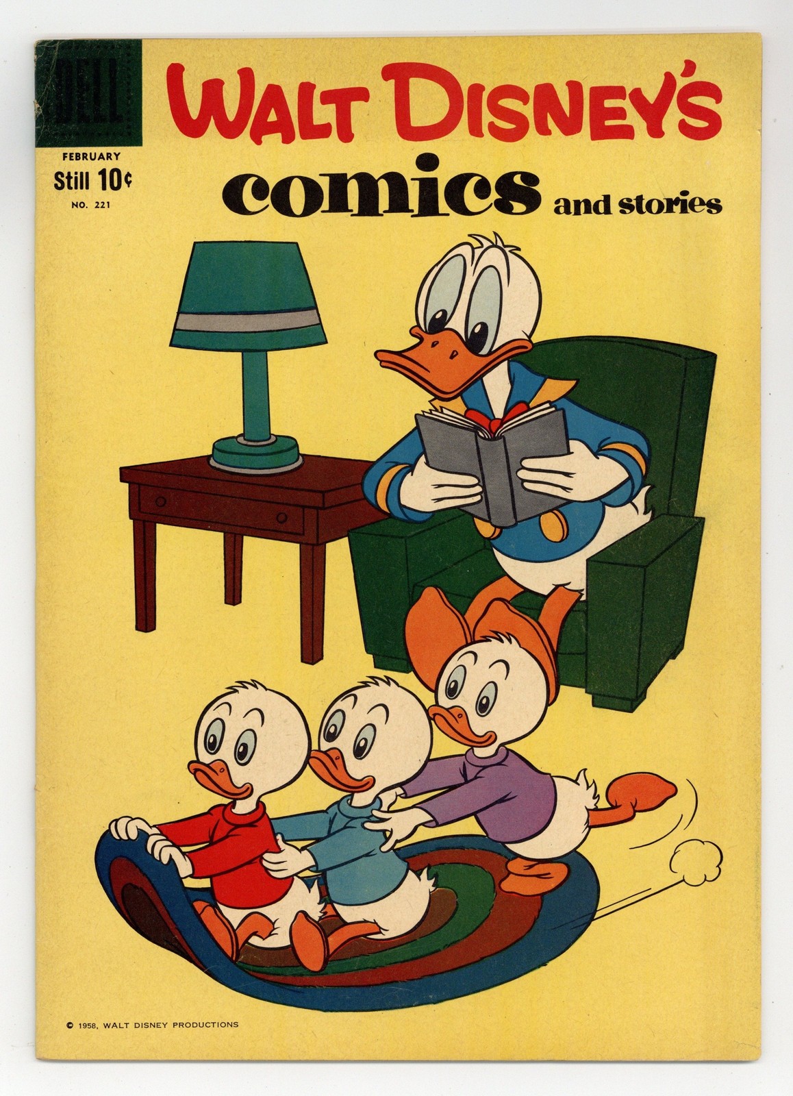 Walt Disney's Comics and Stories #221 VG+ 4.5 1959