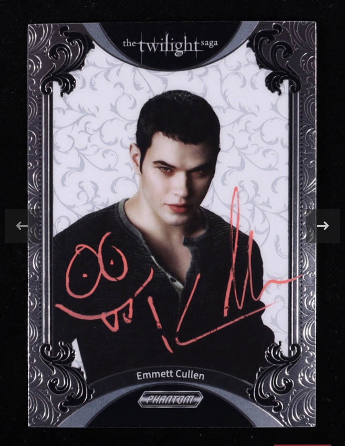 Kellan Lutz Signed Twilight Emmett Cullen Trading Card JSA Witned Auto