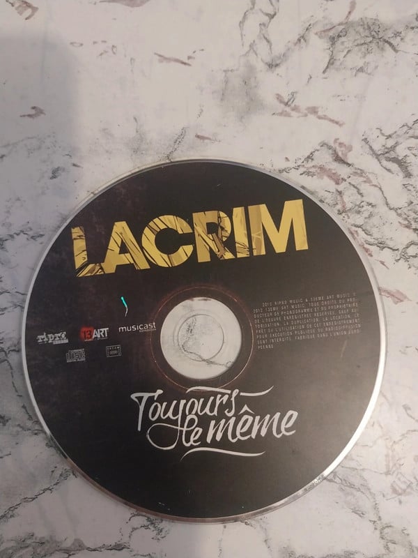 Cd rap français seule lacrim toujours le même sans boîtier album