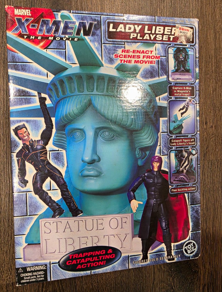 Toy Biz X-Men: The Movie Lady Liberty Playset Intrappola/Catapulta MPN 46645
