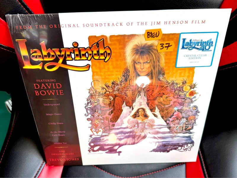 Blue Vinyle David Bowie OST Labyrinth B. O. Film