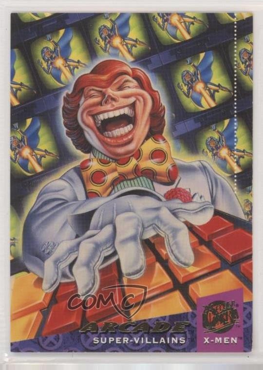 1994 Fleer Ultra Marvel X-Men Super-Villains Arcade #72 0b5