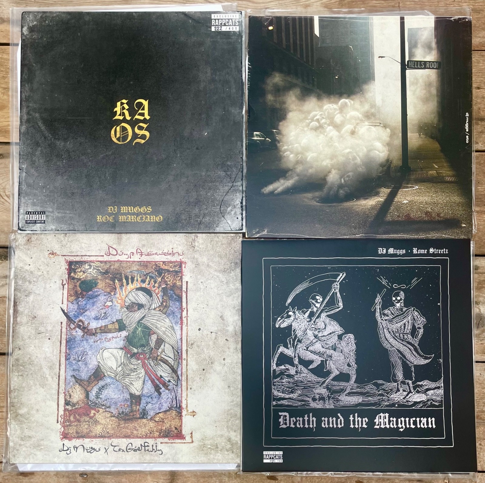 DJ Muggs 4 viny bundle - Tha God Fahim, Roc Marciano, Rome Streetz, Lil Eto