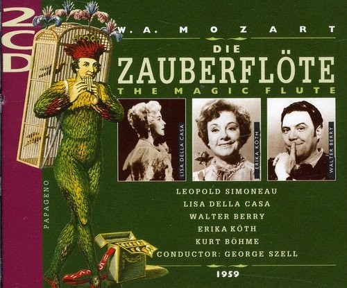 W A MOZART GEORGE SZELL WIENER PHILHARMONIKER - Die Zauberflote 1959 - 2 NEW